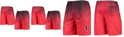 FOCO Men's Black and Red Atlanta Falcons Historic Logo Pixel Gradient Training Shorts